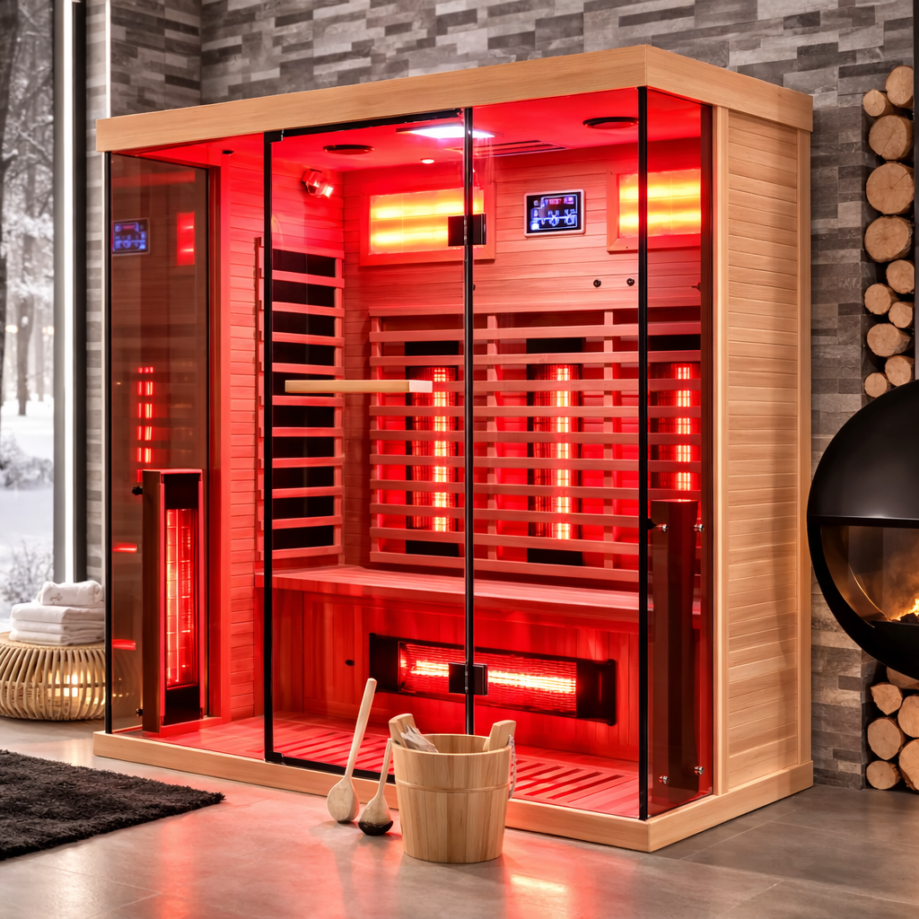 NovaTherm DualVista Infrared Sauna Cabin